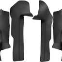 4Pcs Door Sill Protector Cover for Tesla Model Y Juniper 2025 2026 Front & Rear Leather Door Entry Guard Threshold Strip Cover