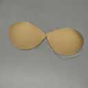 Niidor Adhesive Bra Strapless Sticky Invisible Push up Silicone Bra for Backless Dress with Reusable Nipple Covers, Size D