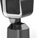 Portable Range Hood,2-Speed Adjustable Exhaust Fan with Telescoping Height Low Noise 60dB, Detachable Oil Cup for Indoor BBQ Hot Pot RV,Dark Gray