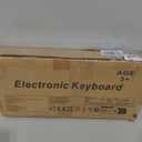 37 Keys Piano Keyboard for Beginners -1200mAh Rechargeable Electronic Musical Instrument with Mic LED Screen 200 Tones 200 Rhythms 50 Demos, Birthday Gift for Kids