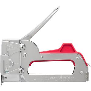 Arrow T2025 2-In-1 Staple Gun and Wire Tacker for Upholstery, Crafts and Low Voltage Wiring, Fits 3/8, 7/16", or 9/16 Round Crown