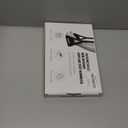 Airplane Foot Hammock, No Collapse Foot Rest for Plane Travel with Extended Adjustment Strap, Portable Desk Foot Hammock with Thickened Foam, Foot Sling Travel Essentials to Relax Your Feet (1 Pc Black)