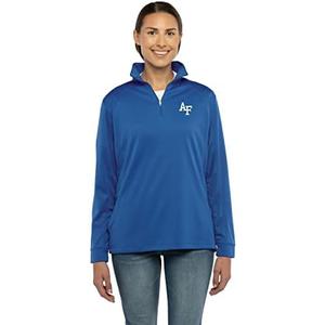 Vantage Apparel Women's Standard Collegiate Micro Mesh Performance Team Color 1/4 Zip Pullover,M