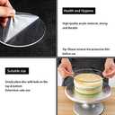 Boyun Acrylic Cake Disc, Clear Cake Decorating Supplies with 8 Round Acrylic Discs,2 Icing Scraper And 4 Center Dowel For Make Your Cakes, Acrylic Discs For Icing Cakes(4.25/6.25/8.25/10.25 Inch)