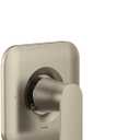 Moen Genta LX Brushed Nickel Pressure Balancing Eco-Performance Modern Shower Trim Including Showerhead, Shower Handle, and Tub Spout (Posi-Temp Valve Required), T2473EPBN