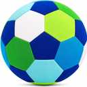 INPODAK Indoor Soccer Ball Size 4, House Soccer Ball with Pump Deflated - Great Easter Basket Stuffers - Silent Home Ball for Inside House for Toddler Kids Child Boys Girls Toy Gift