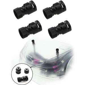 4Pcs ShareGoo Metal RC Body Shell Mount Column Hole Locator for 4-6mm RC Car Shell Compatible with HSP HPI Tamiya Axial 1/10 RC Car Truck