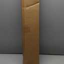 Cordless Faux Wood Blinds 28" W x 36" H, 2 Inch Slat Horizontal Windows Blinds with Crown Valance, Room Darkening Blinds, White Blinds for Home Interiors.