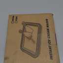 Instant Ice Cream Maker,Rolled Ice Cream Maker, Soft Serve Ice Cream Maker, Perfect for Frozen Yogurt, and More! Food Grade Stainless Steel Ice Cream Roll Machine For Home Us (White)