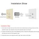 uxcell 1/2 Dia x 1"(12x24mm) Standoff Screws Wall Mount Sign Holders Acrylic Glass Nails 6pcs