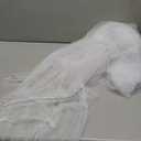 Sublaga Mosquito Net for Bed, Large White Bed Canopy for Girls, Hanging Bed Net, Easy Installation Ideal for Bedroom Decorative, Travel with Storage Bag (Lace Flower)