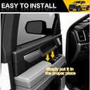 4PCS Door Handle Organizer for 2022-2025 Chevy Chevrolet Silverado/GMC Sierra Front & Rear Door Side Storage Box Phone Pocket Tray Inserts Accessories