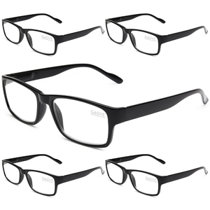 Gaoye Professional Reading Glasses for All Day - Computer Readers with Blue Light Protection - Value Pack, +0.5