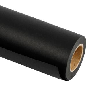 RUSPEPA Kraft Paper Roll - 48 inches x 100 feet - Recyclable Paper Perfect for Wrapping, Craft, Packing, Floor Covering, Dunnage, Parcel, Table Runner, Black