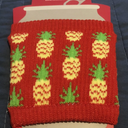 FREAKER Slippy Recycled Bottle Beverage Insulator, Pineapple Flag Pack Of 2