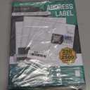 2x4 Labels Sticker Paper - 2500 Address Labels (250 Sheets) for Laser/Inkjet Printer Matte White Blank Labels on 8.5x11 Inch for Mailing, Shipping, and Organizing