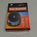 Coffee Mug Warmer - Fastest Heating & Highest Temperature, Coffee Cup Warmer for Desk Auto Shut Off, 4 Temp Settings & 1-12H Timer, Smart Electric Beverage Warmer for Coffee, Tea (Black)