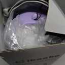 Cibaabo Dog Water Bottle with Food Container & Poop Bag Holder, Travel Water Bowl, Portable Pet Dispenser, Dog Gifts Stuff Accessories Items, Puppy Essentials for Yorkie Chihuahua Walking Hiking (20oz, #05 Purple)