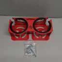 SKYJDM Cup Holder for Grab Bar, Passenger Grab Handle Drink Holder, UTV Cupholder Compatible with Polaris RZR XP 1000/XP Turbo/800/900 2008-2023, Fits Large Bottles & Mugs in 18-40 oz, Red