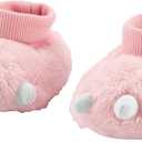 Carter's Baby & Toddler Claw Slippers (6-12 Months Infant, Pink)