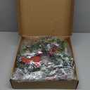 Norme 2 Pack Christmas Memorial Cemetery Wreath for Graves with Garden Flag 12.6in Xmas Grave Wreath Outdoor Cemetery Funeral Flower Stand for Memorial Day Winter Gravestone Decoration