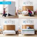 Linenspa Box Spring Encasement California King Size Box Spring Cover Zippered and Waterproof Protector, Complete Protection White