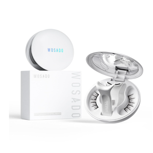 WOSADO Magnetic Eyelashes with Applicator Kit, [V10 Ultra Black] Reusable Magnetic Lashes without Eyeliner, Gluefree False Lashes, Waterproof, Lightweight, Suit for Natural Makeup