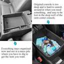 VESUL Center Console Armrest Storage Box Compatible with Hyundai Elantra 2017 2018 2019 2020 ABS Tray Insert Organizer Glove Pallet