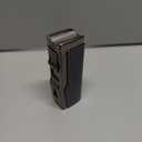 4 Jet Flame Torch Cigar Lighter - Refillable Butane, Windproof With Punch & Holder - Gift for Men Women (Blue Black, Without Gas)