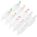 Healifty Refillable Travel Bottles with Carabiner Hook 2Oz Portable Squeeze Bottles Container for Outdoor Sports and Daily Personal Care