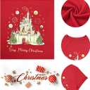 Matching Christmas Shirts Magical Family Shirts Matching 2025 Vacation Matching Outfits Merry Christmas Clothes (Red, L)