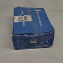 42" Ceiling Fans with Lights-Low Profile Ceiling Fan with Light and Remote/APP Control,Flush Mount,DC Reversible,LED Dimmable Blakc Ceiling Fans for Bedroom,Indoor/Outdoor Patio Use (Black)