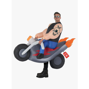 Morph Inflatable Biker Costume, Inflatable Motorcycle Costume, Blow Up Costumes for Adults