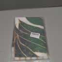 Abstract Emerald Green Curtains, Retro Boho Tropical Leaves Window Treatments Sun Geometric Arch minimalisted Modern Blackout Window Drapes for Living Room Bedroom Kitchen W42xL54in