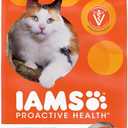 Iams Iams Proactive Health Adult Hairball Care Dry Cat Food With Chicken & Salmon, 7 Lb. Bag, 1count (EXP 02/11/27)