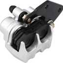 Motorcycle Brake Caliper,Yctze Brems Sattel Hinten Motorrad Bremssattel,Rear Brake Caliper Assembly for Motorcycle 100 Engine Rear Brake Pump Caliper Assembly 200mm go cart brake caliper