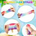Popsicle Squishy Sugar Ice Cream Squishies Squeeze Toys | slow rising texture,leakproof structure, soft tactile feel for kids teens adults travel,office study & summer classroom prize, Large