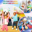 Geetery 7 Pieces Kids Rest Mat Unassembled Portable Preschool Rest Nap Mats with Name Tag Holder for Toddler Daycare Kids Students Preschool Classroom Home(Assorted)