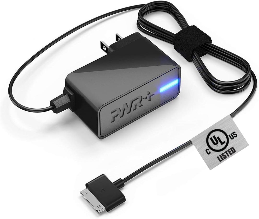 PWR+ 10W Rapid Charger Compatible with Galaxy Note 10.1 Gt-n8013 Tab 2 Gt-p5113 Sgh-i497 Sch-i915 7.0 Gt-p3113 Gt-p3100 Sch-i705 Note-Tab-2-10.1 8.9 7.7 Tablet UL Listed Extra Long AC Adapter