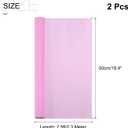 MECCANIXITY Crepe Paper Roll 7.5ft Long 20 Inch Wide for Wedding Ceremony Various Large Festivals Decoration, Deep Pink 2pcs
