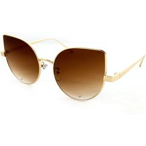 Edge I-Wear Ultra Chic Cat Eye Frames W/Flat Color Mirror Lens 