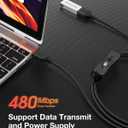 ANDTOBO USB Switch Extension Cable, Upgraded USB Extension Cord with On/Off Power Switch Cable for LED Strips, iOS System, etc- (2 Pack)