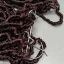BOHOBABE Faux Locs Crochet Hair 18 Inch, Boho Soft Crochet Locs with Curly Ends, Long Bohemian Goddess Locs Crochet Braids for Black Women (6 Packs, T118)