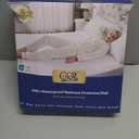 GRT Full Mattress Protector Waterproof, 100% Waterproof Quilted Fitted Mattress Pad, Noiseless Hollow Cotton Mattress Cover, fits up to 18" Deep, Dust Proof White