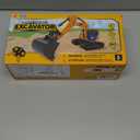 JOYIN Remote Control Excavator Toys for Boys, 2.4Ghz RC Play Excavator with Light, Construction Toys for Boys Birthday Gift 3-5 4-7 8-12 Year Old Kids, Easter Basket Stuffers