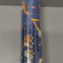 Toddler Booster Seat for Dining Table Kitchen Chair, Kids Booster Seat with Non-Slip Bottom and Adjustable Straps, 4" Detachable Washable Portable Travel Increasing Cushion (Excavator)