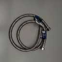 24'' Faucet Hose Connector, 3/8" Comp x 1/2" FIP Braided Stainless Steel Faucet Water Supply Lines for Bathroom Kitchen Sink Faucet 2Pcs