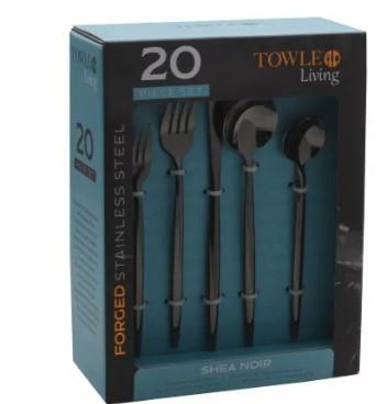 Towle Living Forged Shea Flatware Set