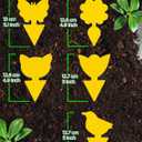 Carbelina Yellow Sticky Traps for Plant Gnats, 100pcs Sticky Traps for Gnat, Fruit Fly, Flying Insects, Bug, Waterproof, Non-Toxic Indoor Outdoor Use for Houseplants, Pots, Garden & Kitchen