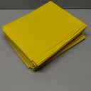 LAYZZ Plastic 2 Pocket Folders with Prongs, 30 Pack, Heavyweight, Letter Size Poly Folders with 3 Metal Prongs Fastener Clips (Yellow)